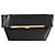 Autre Marque Kassandre Eileen Clutch aus Leder schwarz