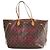 Louis Vuitton The Graphic Neverfull GM Bolsa tote de couro castanho Marrom
