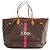 Louis Vuitton The Graphic Neverfull GM Bolsa tote de couro castanho Marrom - vista 4