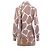 Blusa de seda con estampado de jirafa Red Valentino con bufanda Blanco - vista 3
