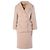 Conjunto de saia e casaco Dolce & Gabbana em lã de alpaca rosa blush