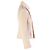 Autre Marque John Bartlett Ivory Virgin Wool Zip Jacket Cream - view 2