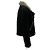 Acne Schwarze Shearling Bikerjacke - Ansicht 2