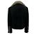 Acne Schwarze Shearling Bikerjacke - Ansicht 3