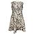 Autre Marque Vestido de cóctel de jacquard Talbot Runhof Blush / Black / Silver Metallic Metálico