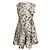 Autre Marque Vestido de cóctel de jacquard Talbot Runhof Blush / Black / Silver Metallic Metálico - vista 3