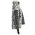 Alaïa Alaia Chenille-Strickpullover mit Animal-Print Grau / Schwarz - Ansicht 2