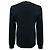 Givenchy V-Ausschnitt Wollstrickpullover langärmlig in Schwarz / Silber mit Perlenverzierung - Ansicht 3