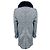 Autre Marque Abrigo de tweed de lana y alpaca azul / blanco Amina Rubinacci con cuello de piel de visón - vista 3
