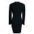 Abito in crepe a maniche lunghe Emilio Pucci Nero / Beige Multi con stampa Pucci e dettaglio stringato - vista 3