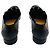The Row Black Adam Pleated Leather Loafers / Flats Nero - vista 6