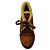 Prada Stiefeletten aus Wildleder Brown / Tan, shearling-gefüttert, mit Lug-Sohlen Braun - Ansicht 4