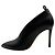 Décolleté Jimmy Choo in pelle nera con scollo a V Nero - vista 3