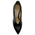 Décolleté Jimmy Choo in pelle nera con scollo a V Nero - vista 4
