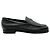 Mocassini Santoni in pelle martellata nera Nero - vista 2