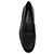 Mocassini Santoni in pelle martellata nera Nero - vista 4