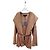 Cappotto Louis Vuitton Monogram in lana color cammello Taglia 44 Multicolore