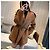 Cappotto Louis Vuitton Monogram in lana color cammello Taglia 44 Multicolore - vista 8