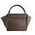 Céline Trapeze Large Lederhandtasche mit Tragegriff Beige - Ansicht 3