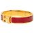 Bracciale Clic H PM stretto in smalto rosso Hermès - vista 2