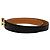 Cintura reversibile Constance H Hermès in pelle Box Calf e Courchevel nera Nero - vista 2
