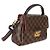 Louis Vuitton Damier Ebene Canvas Croisette Braun - Ansicht 4