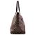 Borsa Tote Louis Vuitton Damier Ebene Saleya GM marrone - vista 3