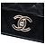 Borsa a Tracolla Chanel Medium Quilted Calfskin Soft Elegance Flap Nera Nero - vista 5