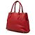 Borsa Tote Satchel aperta convertibile Prada Vitello Daino rossa Rosso - vista 2