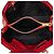 Borsa Tote Satchel aperta convertibile Prada Vitello Daino rossa Rosso - vista 4