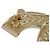 Spilla Chanel CC placcata oro con strass D'oro - vista 8