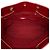 Tote Chanel CC in vitello trapuntato rosso con zip frontale e coulisse - vista 4