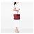 Tote Chanel CC in vitello trapuntato rosso con zip frontale e coulisse - vista 5