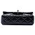 Borsa a tracolla Chanel Extra Mini Rectangular Classic Patent Single Flap Nera Nero - vista 3