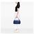 Borsa Chanel Coco Rider con patta e tasche multiple in pelle Caviar glassata blu - vista 6