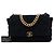Borsa Chanel Maxi Tweed 19 Flap Satchel Nera Nero - vista 7