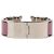 Bracciale Hermès Clic Clac H PM largo in smalto rosso - vista 3