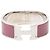 Bracciale Hermès Clic Clac H PM largo in smalto rosso - vista 4