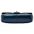 Borsa a tracolla Chanel Medium Quilted Glazed Calfskin Coco Pleats Flap Blu - vista 3