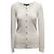 Gucci gerippter Cardigan Weiß Größe US M