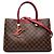 Borsa Louis Vuitton Damier Ebene Riverside Marrone