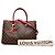 Borsa Louis Vuitton Damier Ebene Riverside Marrone - vista 7