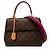 Borsa Satchel Louis Vuitton Monogram Cluny BB Marrone