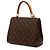 Borsa Satchel Louis Vuitton Monogram Cluny BB Marrone - vista 2