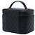 Vanity Beauty case Chanel CC matelassé in pelle caviar nera Nero - vista 2