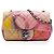 Borsa a tracolla Chanel Extra Mini Quilted Lambskin Flower Power Single Flap Rosa