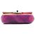 Borsa a tracolla Chanel Extra Mini Quilted Lambskin Flower Power Single Flap Rosa - vista 3