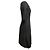 Vestido asimétrico con dobladillo drapeado Alexander McQueen negro Talla IT 40 - vista 3