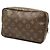 Borsa a Clutch Louis Vuitton Monogram Trousse Toilette 23 Marrone - vista 2