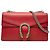 Borsa a tracolla Gucci Dionysus Medium in pelle di vitello rossa Rosso